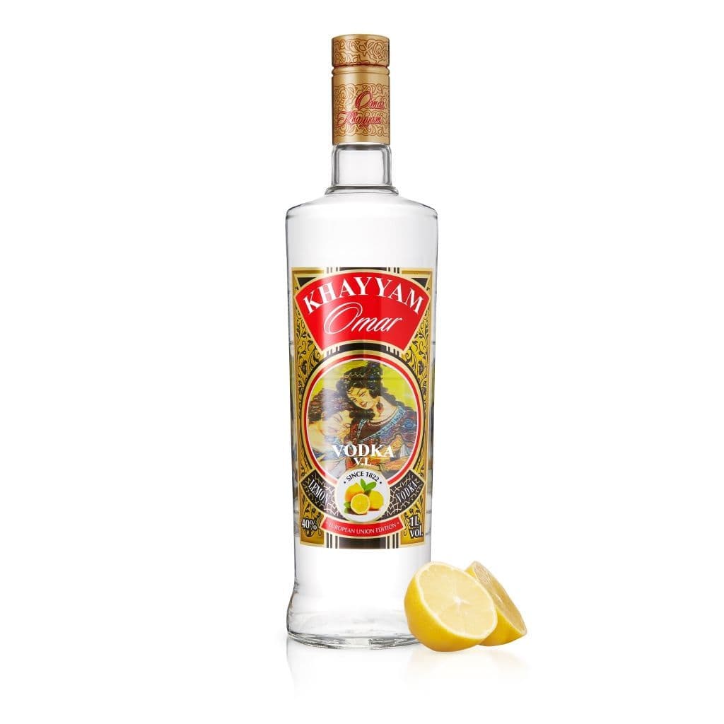 12 x Premium Wheat Vodka, Lemon (V.L.) - 40% 1000ml