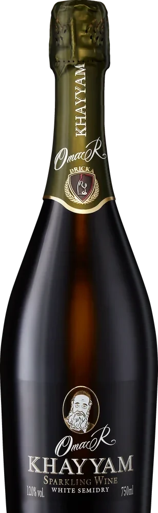 Omar Khayyam's Legend premium sparkling wine, white semi-dry, 75cl bottle